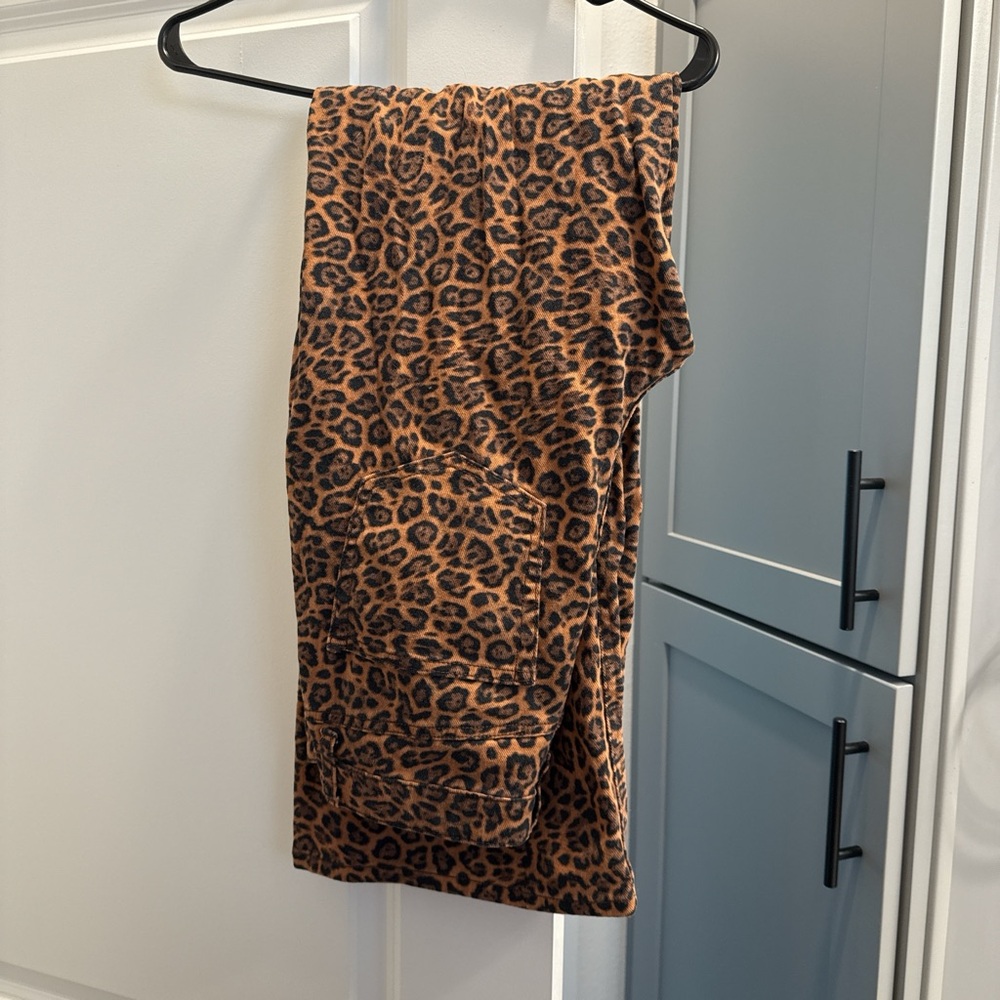 Leopard Print Denim